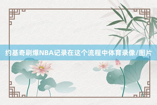 约基奇刷爆NBA记录在这个流程中体育录像/图片