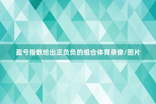 盈亏指数给出正负负的组合体育录像/图片