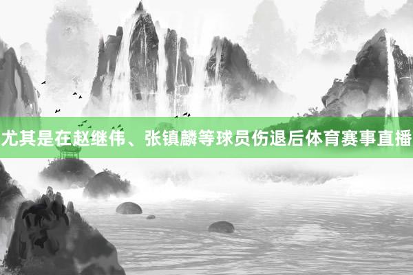 尤其是在赵继伟、张镇麟等球员伤退后体育赛事直播
