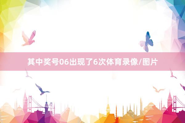 其中奖号06出现了6次体育录像/图片