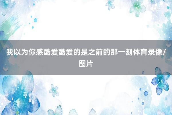 我以为你感酷爱酷爱的是之前的那一刻体育录像/图片