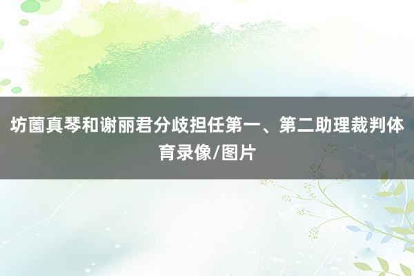 坊薗真琴和谢丽君分歧担任第一、第二助理裁判体育录像/图片