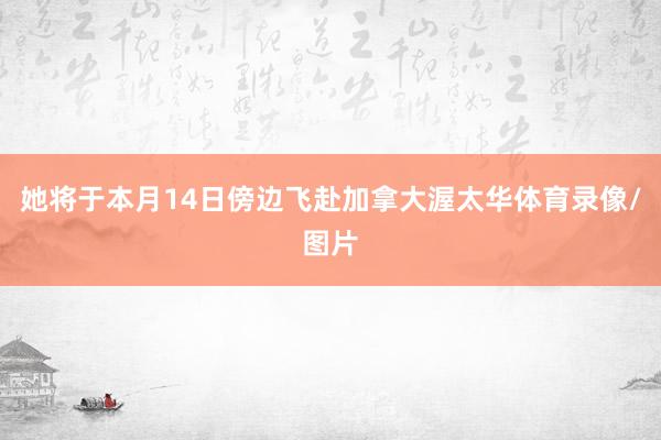她将于本月14日傍边飞赴加拿大渥太华体育录像/图片
