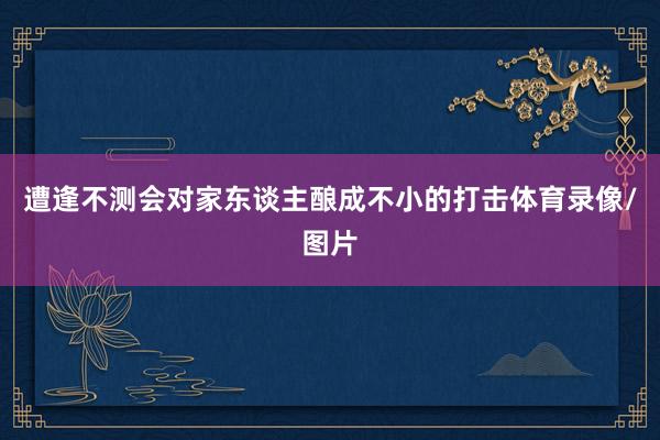 遭逢不测会对家东谈主酿成不小的打击体育录像/图片