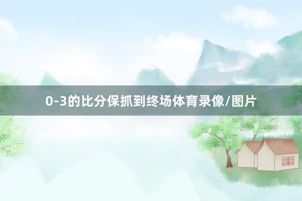0-3的比分保抓到终场体育录像/图片
