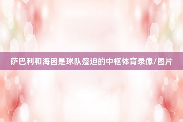 萨巴利和海因是球队蹙迫的中枢体育录像/图片