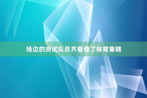 场边的测试队员齐看傻了体育集锦