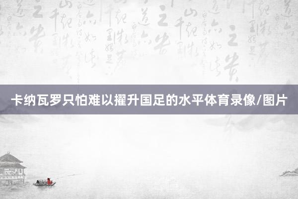 卡纳瓦罗只怕难以擢升国足的水平体育录像/图片