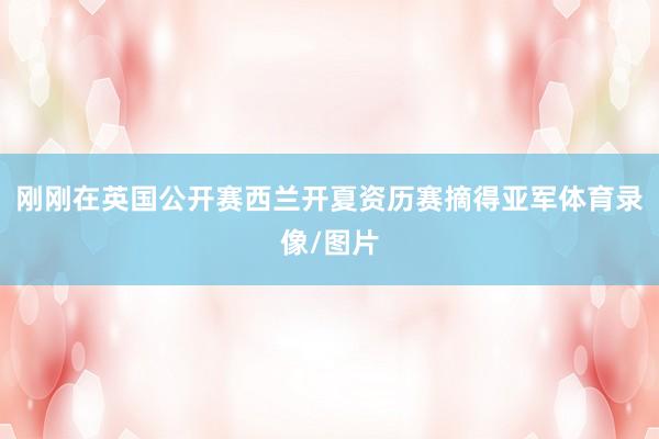 刚刚在英国公开赛西兰开夏资历赛摘得亚军体育录像/图片