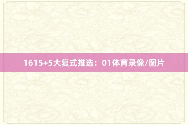 16　　15+5大复式推选：01体育录像/图片